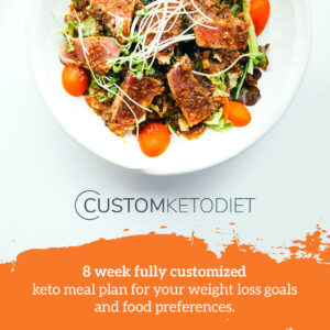 8-Week Fully Customized Keto Meal Plan For Your Weight Goal and Food Preference